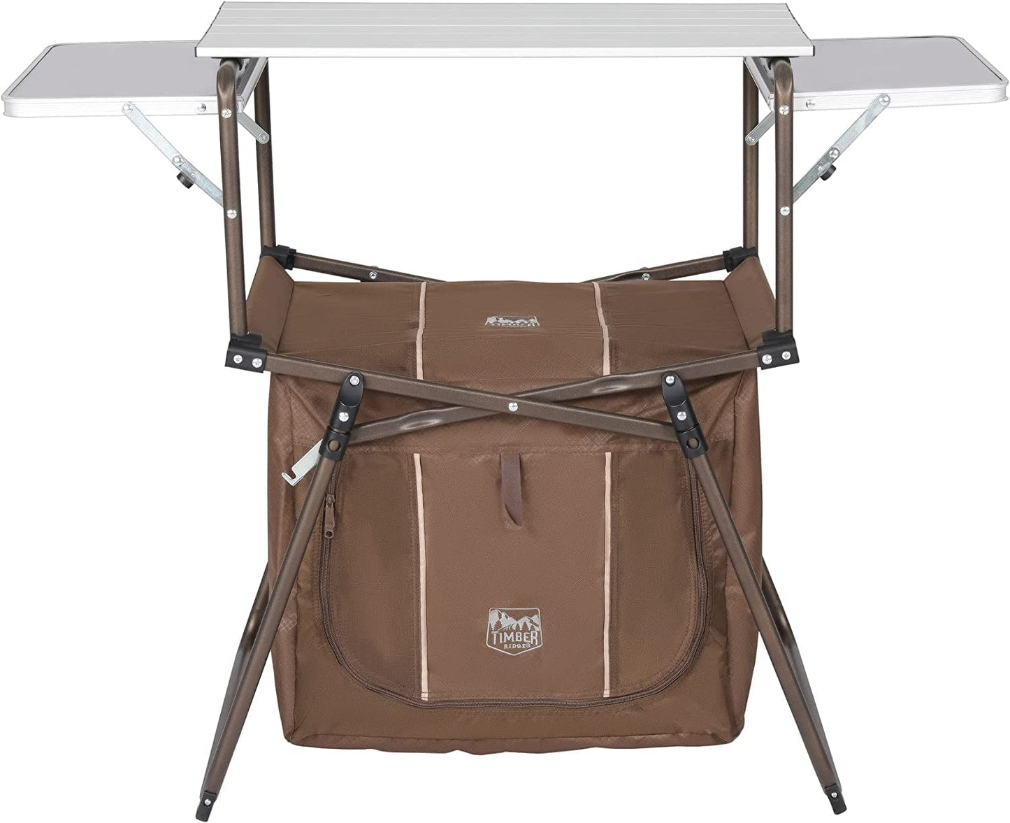 Timber Ridge Portable Camp Table with Pantry