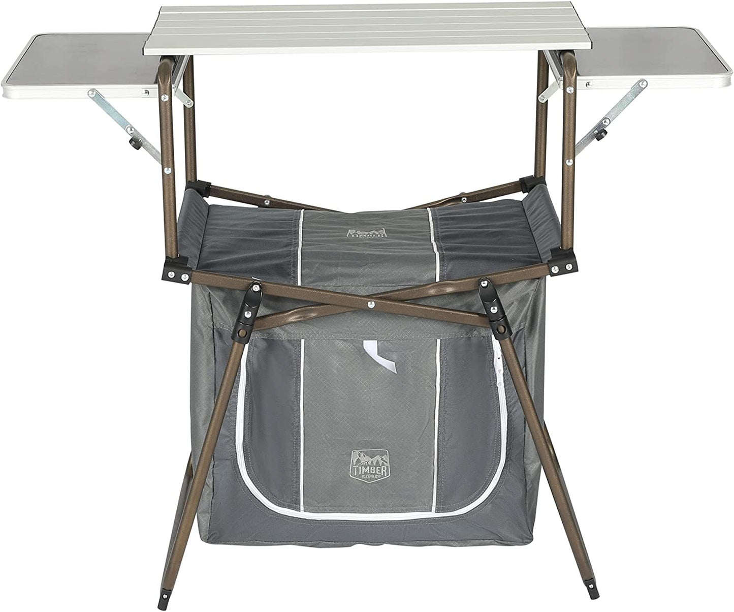 Timber Ridge Portable Camp Table with Pantry