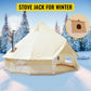 VEVOR Canvas Luxury Bell Tent 3m - 7m  with Stove Jack