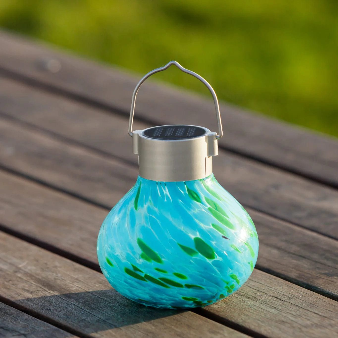 Solar Tea Lanterns 5" Handblown Glass